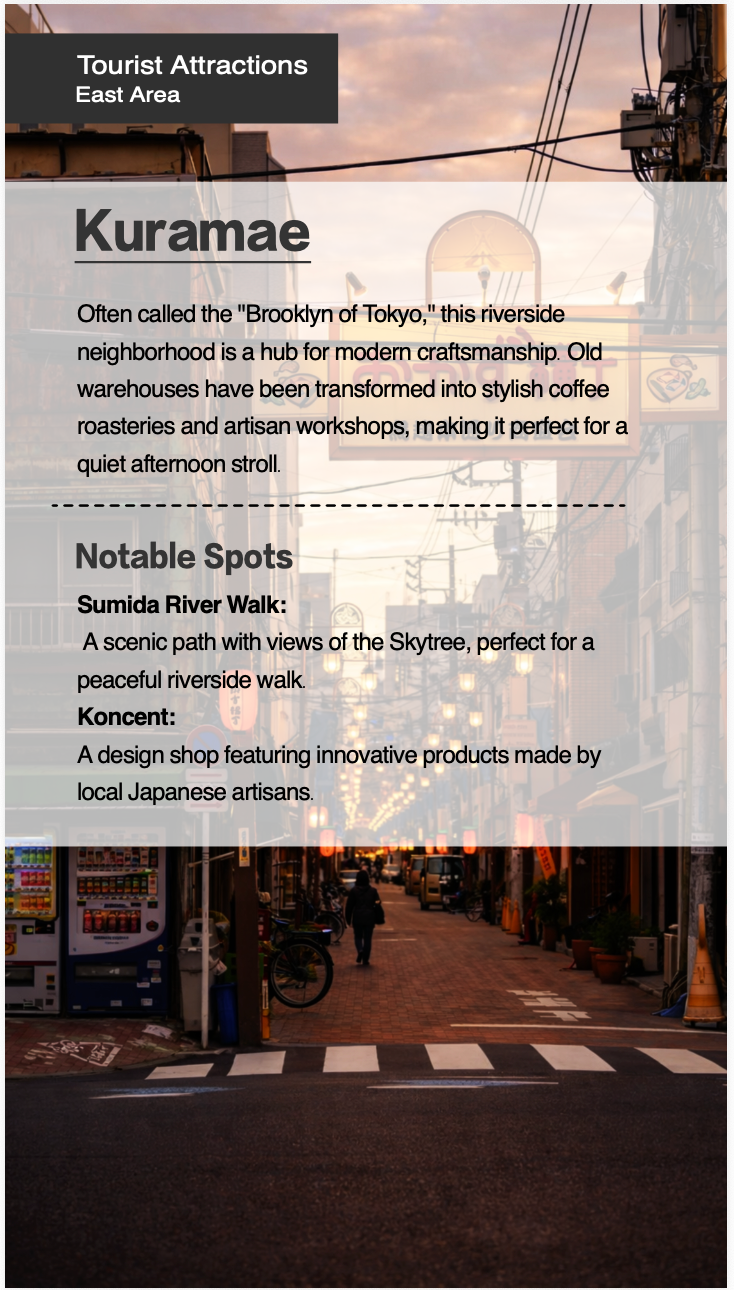 Tokyo Local Food Guidebook